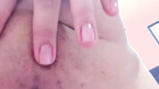 Natural big tits ginger masturbates