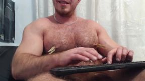 Thorvid Cum and Nipple Play