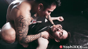 Determined to dominate Yoshi Kawasaki his dom NomadicF destroys his butthole