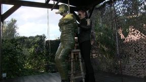 Outdoor Extreme - Full Hour Extreme Mummification for TattoeDMomo - Part 2 - Full Clip (mp4)