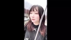 Korean Kitten gets her cum-filled creampie in filthy 69-position, moaning loudly on 1st position studio