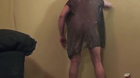 Transparent Clean Try-on Haul. Cleaning the Wall