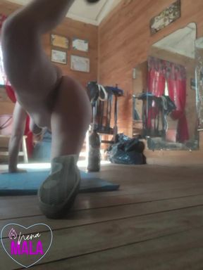 Hot Training of a Hot Woman From Argentinian. Leg Routine