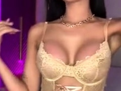 Amateur Brunette Anal Toy