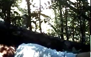 Bear fucks ass in woods