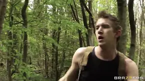 Wild French babe gets destroyed by Danny's fat cock