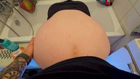 Thick-thighed Student Begs Cock and Cum in Amateur's Private Chase