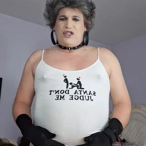 A granny tranny Christmas present!