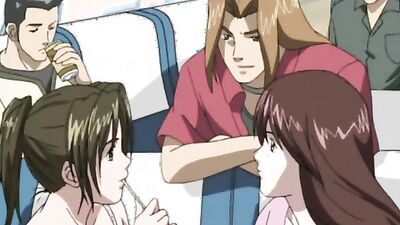 Japanese Tour Guide Learns the Art of Public Gangbang with Hot Anime and Cumshots