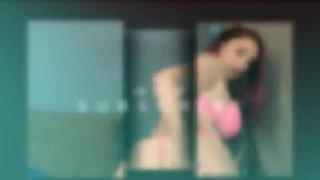 Glamorous chippie's big tits video