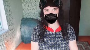 Sweet Shemale Resting Feet in Gentle Running Water