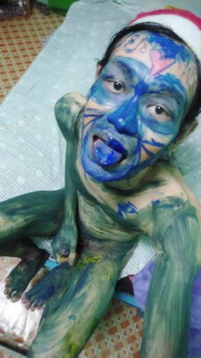 clown Green Pen Masturbation555
