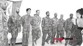 10 men anal gangbang for Billy Star SZ961