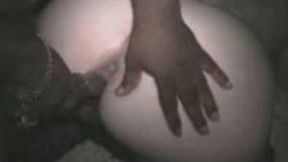 My bootylicious white girlfriend is bending over for a black stud