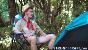 Grey Gold receives encouraging fuck from Greg McKeon and Colton McKeon