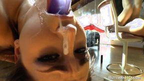 ”Beauty mouth tortured deep in her throat with toys”