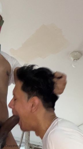 Wild and extreme oral sex