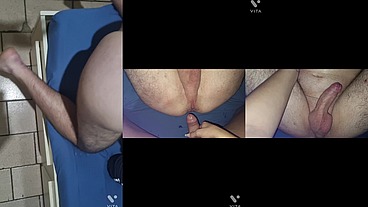 I came hot in this bastard's ass and he came taking my dick inside his ass
