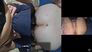 I came hot in this bastard's ass and he came taking my dick inside his ass