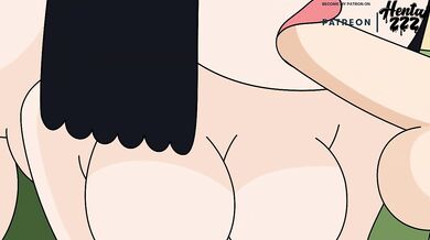 Hayley Smith gets Jeff's thick creampie in American Dad cartoon