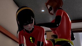 Or teenhelen parr from the incredibles fucks violet with futa penis