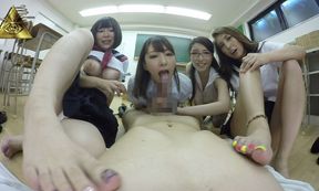 Erina Sugisaki, Nanami Mizusaki – Bossy Office Ladies Creampie Sex