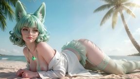 i wore the sucrose cosplay with ears so stepdad would finally fuck me on the beach.[ai]