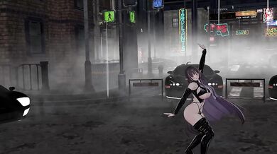 Elf seduces MMD dancer stripped raw and dripping