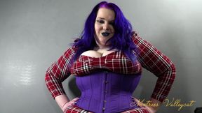 Purple Hourglass Corset