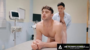 HETEROFLEXIBLE - Pervert Doctor Dakota Payne Starts Jerking Off During Michael Boston Prostate Exam