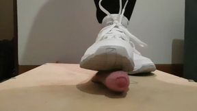 Cock Crush Cum Hard with Sport Shoes HD