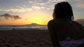 Hot date with Peyton Coast ends jizz in her cooch