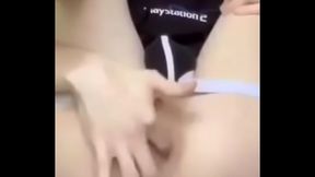 Blonde Couple Plays in Quarantine – Gay Twinks Masturbate Together