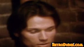 RetroDudes.com - Vintage gay Billy the guy enjoys solo jerk off until