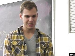 Dude takes out his schlong ifo trans teacher