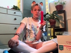 Amateur crossdresser hot solo