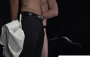 Master Adams shows how to handle sexy slave on his auction