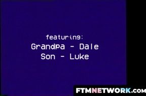 Grandfather Dale Savage and Luke explored each other's mouths before they went oh hea