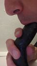Dildo fellatio