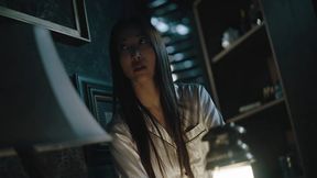 Caged Asian College Gets Creampied in Haunted Manor