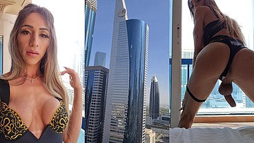 Palomaveiga exibindo o pauzão em Dubai