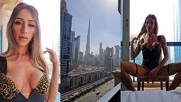 Palomaveiga exibindo o pauzão em Dubai