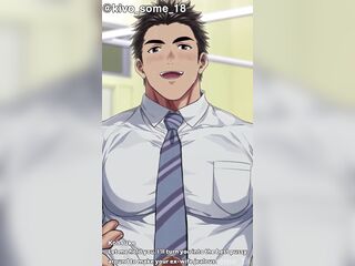 Aluno repetente sendo fodido pelo professor hétero animação homo