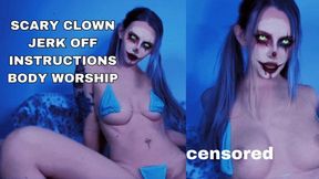 Cum for Pretty Scary Clown Girl Tit Worship JOI