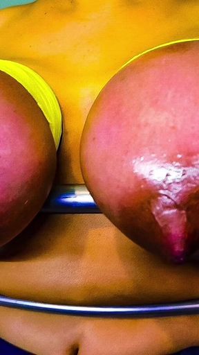 Purple Tits on the Goat Milker