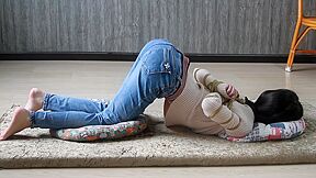 Chinese Bondage - Jeans And Barefeet