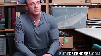 Criminal gets butt fucked and cum dumped