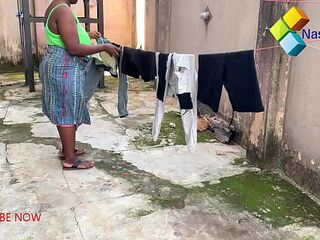 HORNY HOUSE WIFE SEARCH FOR BBC WHILE SHE DRIES STEPSON CLOTHES. PLEASE SUBSCRIBE TO RED/SHEER