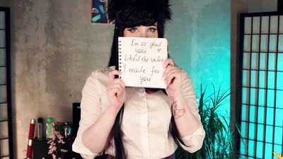 Komi-san Asked to Fuck Her Pussy Just Like in Her Homemade Porn - Mollyredwolf