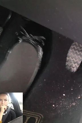 Screaming Brake Failure in Black Patent Flats